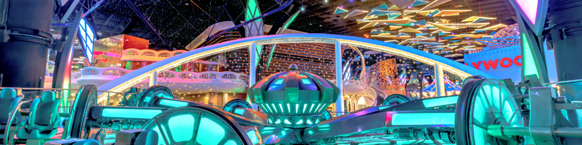 Tumble and spin on a spectacular clockwork mechanism, marking the crossroads of past, present, and future. This thrilling centrepiece of the City of Imagination features rider-controlled inversions, allowing you to set the intensity to your preference as you roll along an undulating track.
